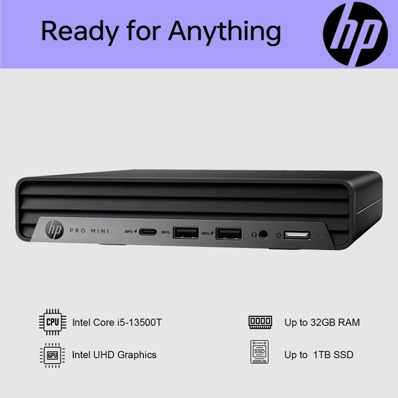 Комп&#039;ютер персональний неттоп HP Pro 400-G9 Mini 884V0EA | Зображення 2