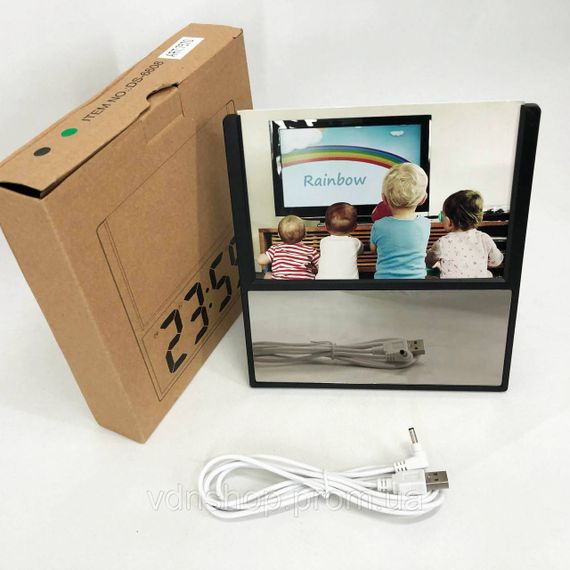 Годинник світлодіодний настільний хороші DS-6608, Оригінальний настільний годинник EF-85 | Зображення 6