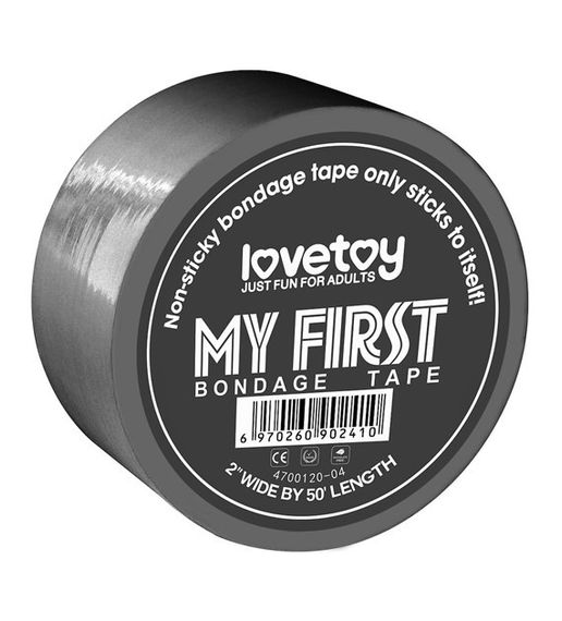 Бондажний скотч Love Toys My First Non Sticky Bondage Tape, рожевий Sex Aura