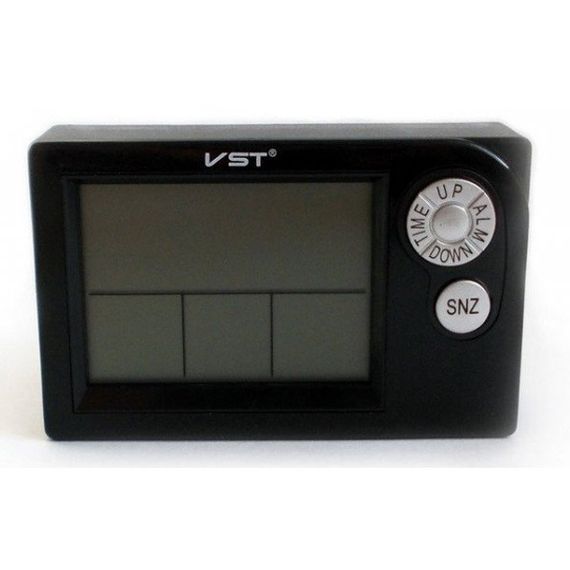 Годинник автомобільний електронні автогодинник VST-7048V для ВАЗ з FQ-571 вольтметром, температурою | Зображення 2