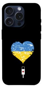 Чохол з картинкою З Україною в серці для Apple iPhone 15 Pro (6.1")