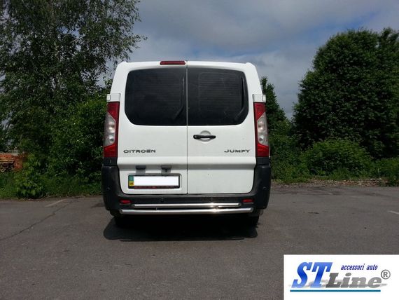 Задня дуга Double (нерж.) для Citroen Jumpy 2007-2017 років | Зображення 2