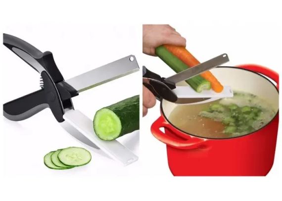Умный нож ножницы 2 в 1 Clever Smart Cutter | Зображення 1