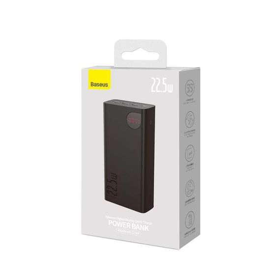Універсальна Мобільна Батарея Power Bank Baseus Adaman Digital Display Fast Charge 22.5W 40000 mAh | Зображення 2