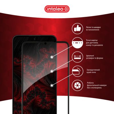 Стекло защитное Intaleo Full Glue ZTE Blade A35 Black (1283126598739) | Зображення 2