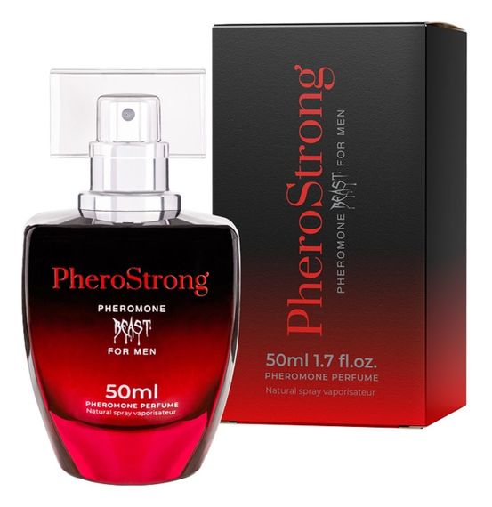 Туалетна вода із феромонами PheroStrong Beast For Men 50 ml, 3200067 Sex Aura