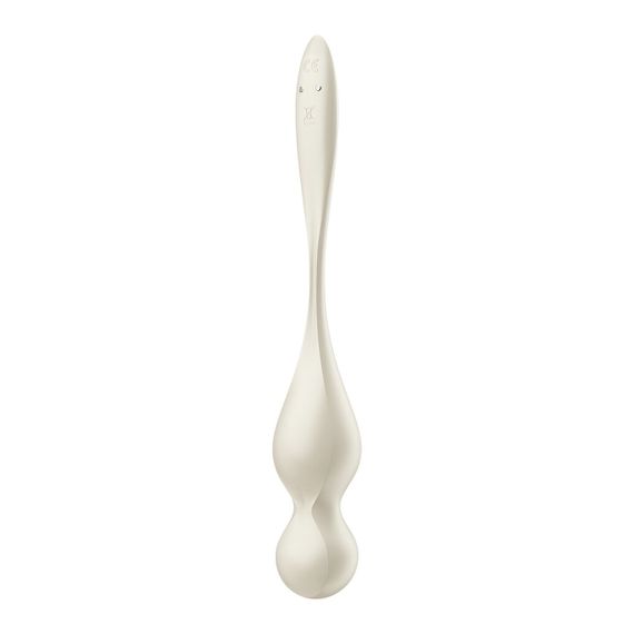 Вагінальні смарт-кульки з вібрацією Satisfyer Love Birds 1 Connect App White, 78 г | Зображення 3