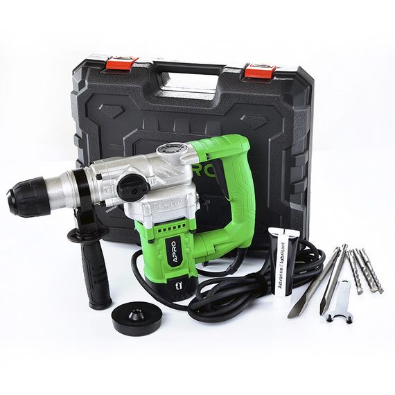 Перфоратор бочковой APRO 5,5Дж, 1500В, SDS+, 1500H, кейс | Зображення 3