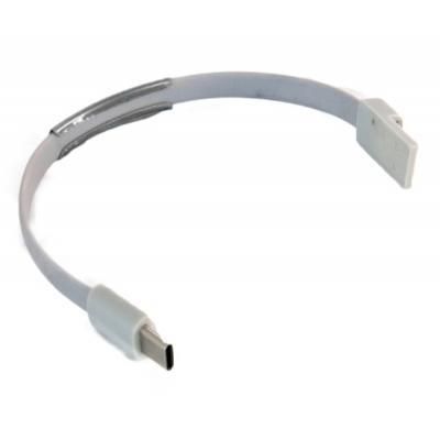 Дата кабель USB 2.0 AM to Type-C 0.2m grey Extradigital (KBU1779) | Зображення 2