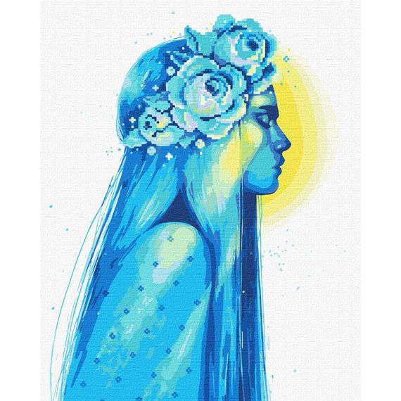 Картина за номерами "Промінь життя" ©lesya_nedzelska_art Ідейка KHO4974 40х50 см