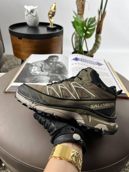 Мужские зимние кроссовки  Salomon XT-6 Brown Fur, Вьетнам 45 28,5 | Зображення 3