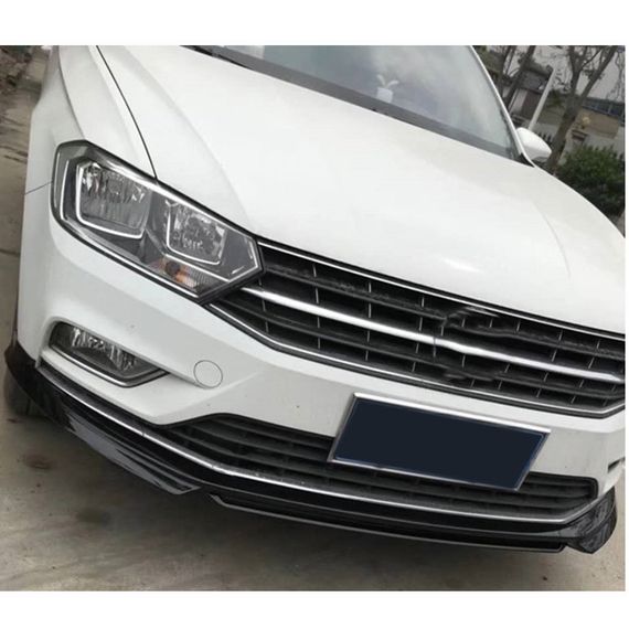 Накладка на передній бампер Lip (для Base 2017-2020, Карбон) для Volkswagen Golf 7/E-Golf рр | Зображення 1