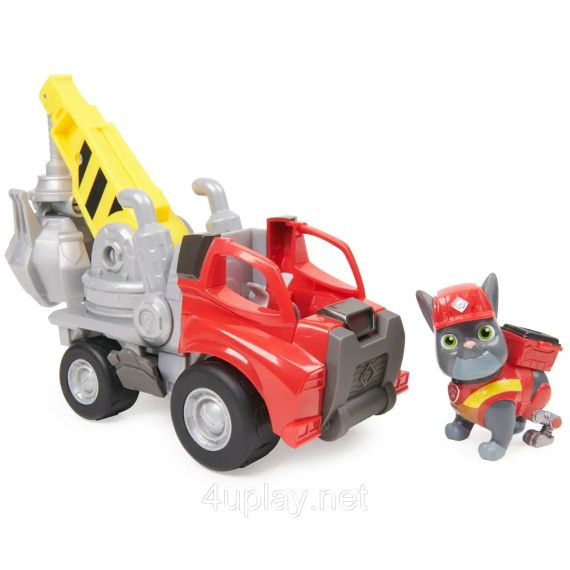 Щенячий патруль Крепыш и команда Кран с захватом и фигурка Заряд Paw Patrol Rubble & Crew Charger’s Crane Grabber | Зображення 1