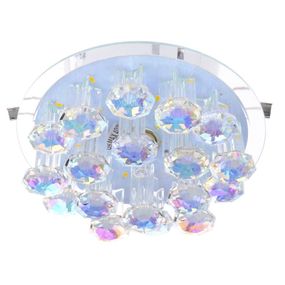Світильник точковий LED скляний HDL-G235 G9 + LED RGB Brille 36-088