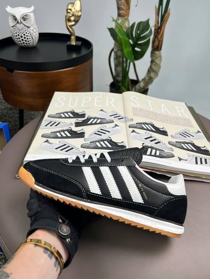 Чоловічі кросівки New SL 72 Noah Black White (топ якість) A4431 44 28 | Зображення 4