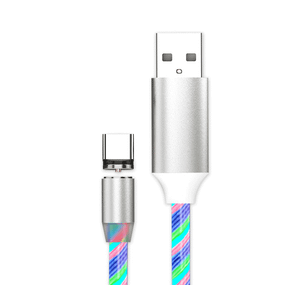 Магнитный кабель Kaku KSC-115 LED Magnetic USB Type-C 1m с подсветкой