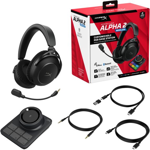 Навушники HyperX Cloud Alpha 2 Wireless Black (AJ5C7AA) | Зображення 9