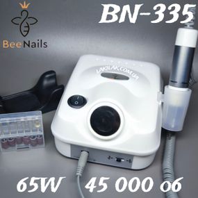 Фрезер для маникюра Bee Nails BN-335 65W 45тис. об/мин (белый)