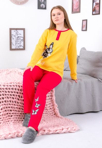 Піжама жіноча Носи своє 52 Жовтий (p-8505-135296) | Зображення 1