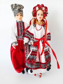 Коллекционные декоративные куклы в украинской праздничной одежде