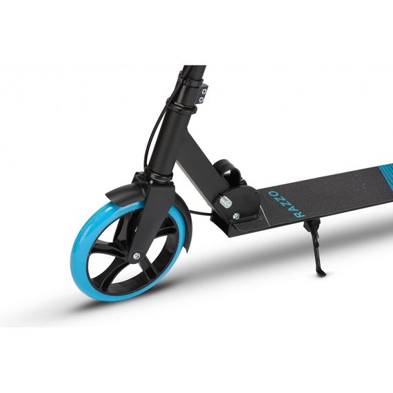 Самокат із ручним тормозом Razzo CITY 200 мм. алюмінієвий HUL1-200 Black/Blue | Зображення 5