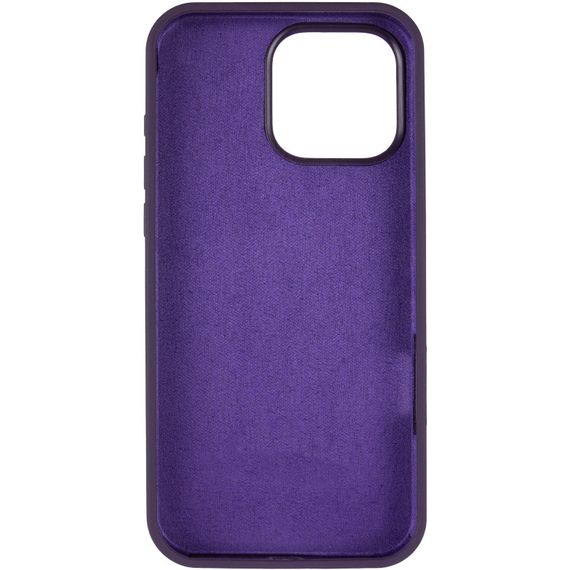 Чохол Silicone Case Full Protective (AA) NO LOGO для Apple iPhone 16 Pro (6.3") Фіолетовий / Elderberry | Зображення 2