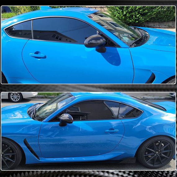 Накладки на дзеркала (Карбон) для Subaru BRZ 2021- рр | Зображення 3