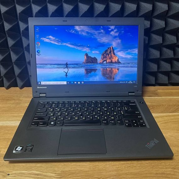 Ноутбук Б-клас Lenovo ThinkPad L440 / 14" (1366x768) TN / Intel Core i5-4200M (2 (4) ядра по 2.5 - 3.1 GHz) / 8 GB DDR3 / 128 GB SSD / Intel HD Graphics 4600 б/в | Зображення 1