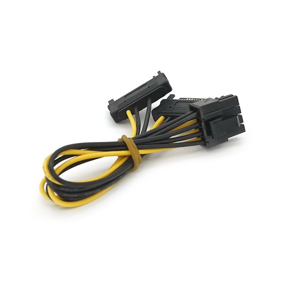 Кабель-переходник для питания видеокарты SATA + SATA-> 8P,OEM Q50 | Зображення 2