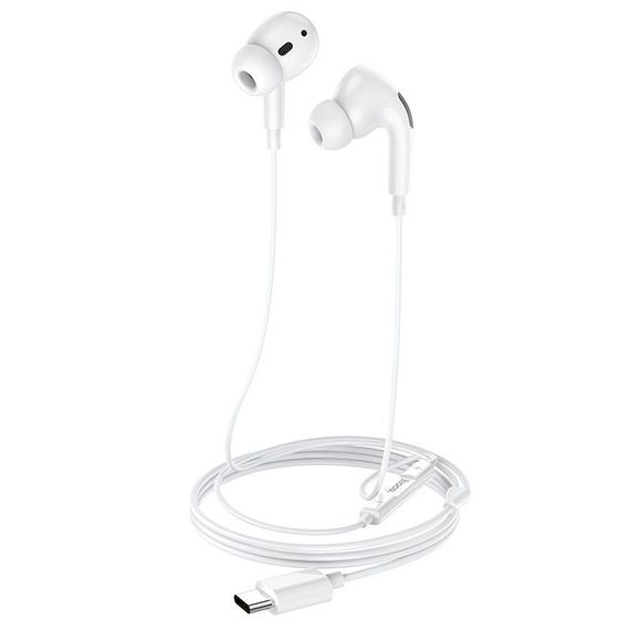 Стерео наушники Hoco M101 Pro Type-C White