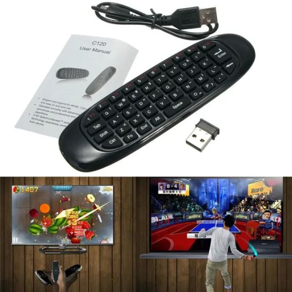 Гироскопная аэромышь пульт с клавиатурой Air Mouse I8