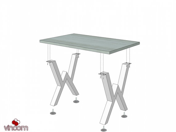 Стол обеденный Metall-Design Виннер 7501600800 | Зображення 2