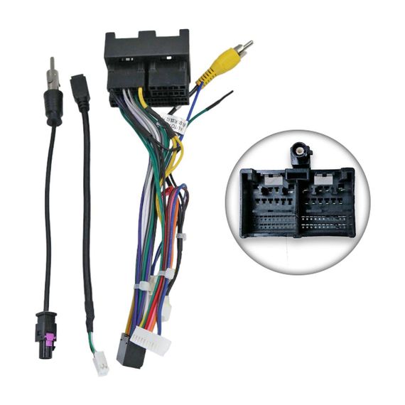 Перехідник живлення серії QIV з адаптером CAN-BUS для Ford QBR-W FD-1108 (дрот)