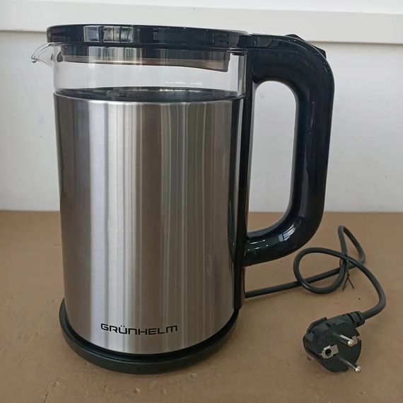 Електрочайник Grunhelm EKG-2401S 1.8 л сріблястий | Зображення 1