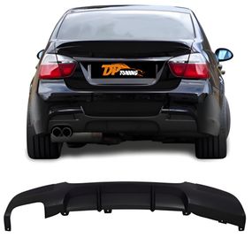Задній дифузор DPT V-5 (для E90 M-Sport, чорний глянець) для BMW 3 серія E-90/91/92/93 2005-2011 рр