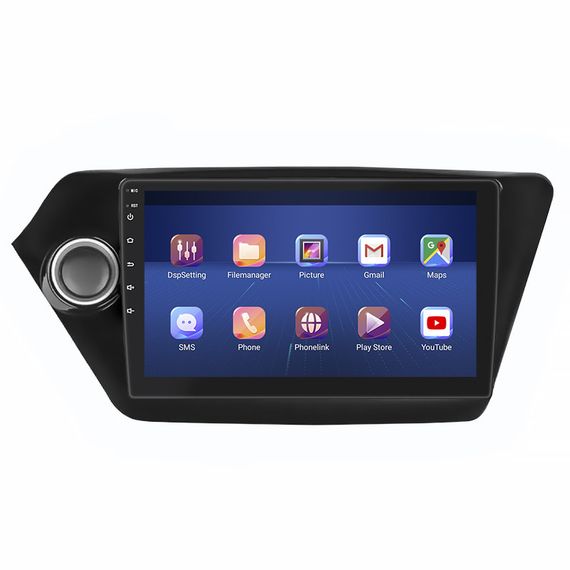 Штатная магнитола Lesko для Kia K2 III (QB) 2011-2017 экран 9" 4/32Gb 4G Wi-Fi GPS Top киа | Зображення 1