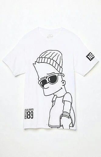 Футболка чоловіча з принтом повсякденна XL Білий