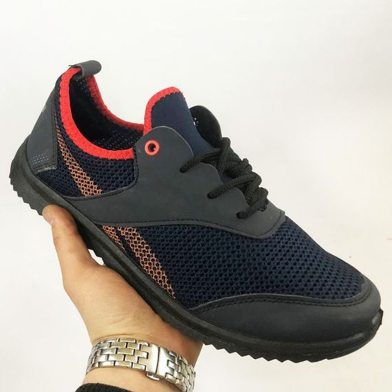 Зручні сучасні кросівки на хлопця 45 размер, Молодіжні кросівки сітка чоловічі, WO-134 Тонкі кросівки | Зображення 2