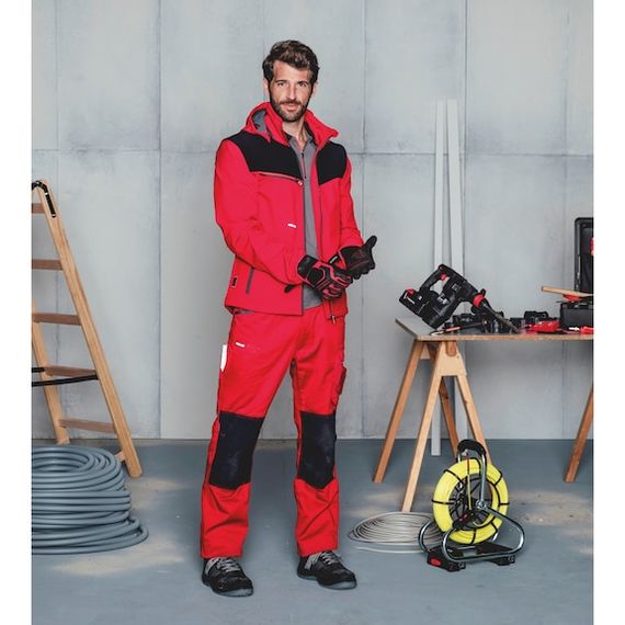 Штани робочі STRETCH X, червоні, розмір 90 | Зображення 2