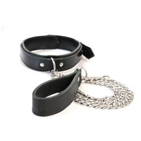 Нашийник з повідком Art of Sex Emoji Collar with Leash One Size Чорний