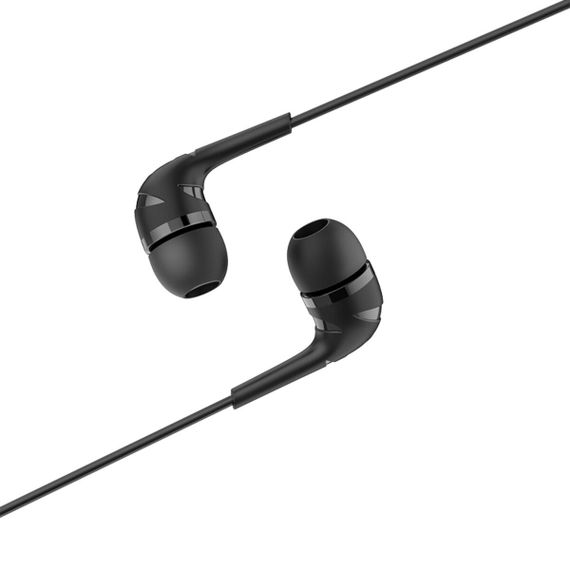 Навушники HOCO M40 Prosody universal earphones with microphone Black | Зображення 1