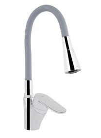 Змішувач для кухні Lidz Tani 007F3, Chrome/Grey (k40) LDTAN007F3GCR31869