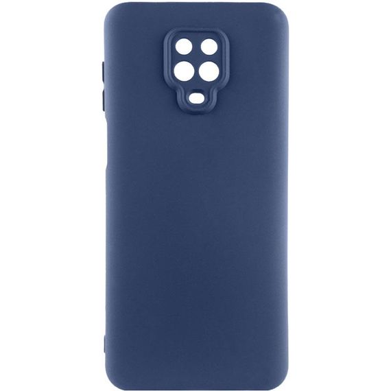 Чохол TPU GETMAN Liquid Silk Full Camera для Xiaomi Redmi Note 9s / Note 9 Pro / Note 9 Pro Max Синій / Navy Blue