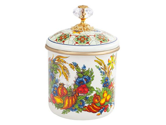 Емкость для сыпучих Color multi с крышкой 1.25 л