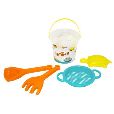 Игрушка для песка Tigres Подводный мир 5 элементов с термонаклейкой (39908)