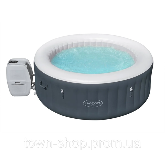 Бассейн-джакузи Bestway 60009 (180-66 см), 669 л | Зображення 2