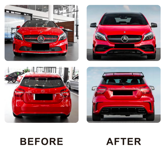 Комплект обвесов (AMG A45) для Mercedes A-сlass W176 2012-2018 гг