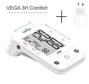Тонометр VEGA 3H Comfort с манжетой Vega 22-42см + Адаптер Micro USB на плечо гарантия 5 лет