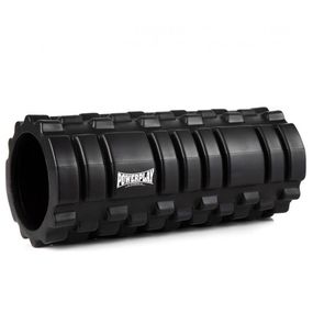 Масажний ролик (роллер) Паверплей 4025 Massage Roller Чорний (33x14см.)