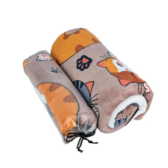 Плед фліс Кото-батончики 150x200 см Love You | Зображення 4